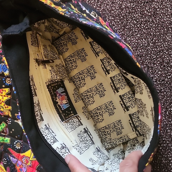 Laurel Burch Colorful Quilted Crossbody Bag - Picture 4 of 9